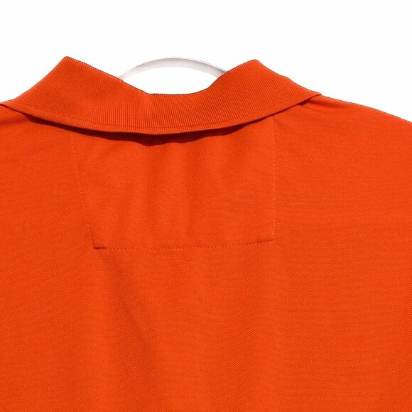 Antigua Mens Orange Polo Shirt Embroidered Logo Buttons Collared Short Sleeve S - Picture 7 of 8